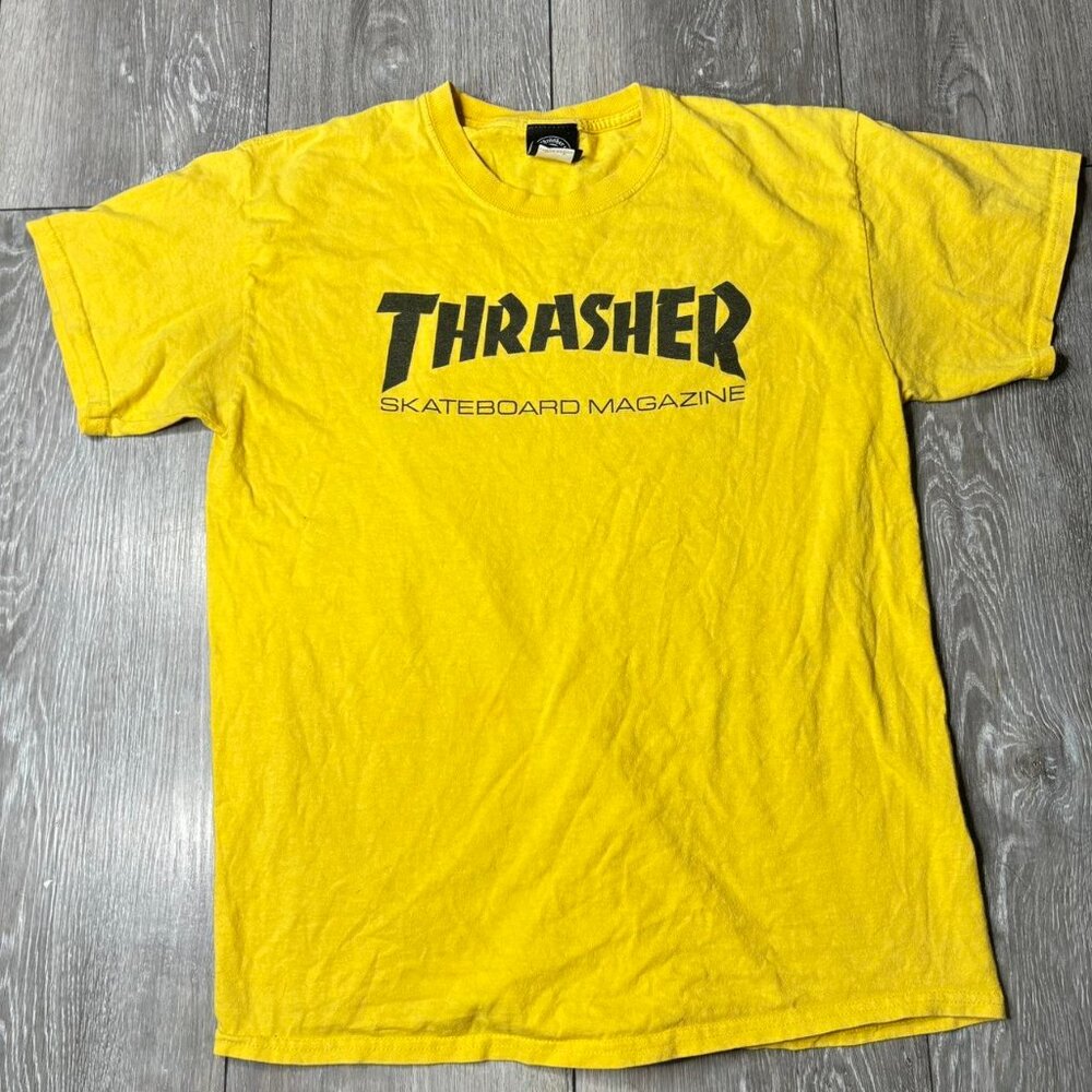 Thrasher Men's Yellow T-shirt